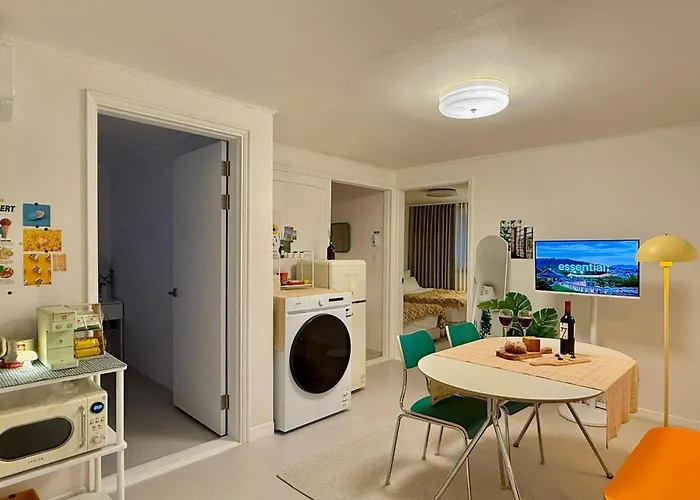 Appartement Special Offer!! Arex Line, 2 Min Walk To Dmc, 1 Stop To Hongik University, Travel Séoul